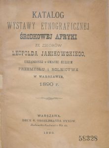 1890 Katalog wystawy etnograficznej środkowej Afryki ze-7
